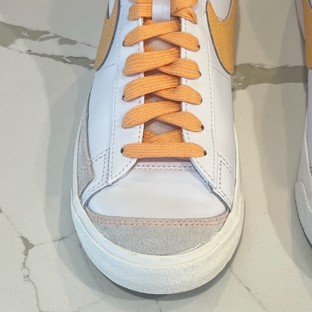 Nike Blazer Mid 77 White Peach Cream Sail Sneaker FD0287 100 Womens Sz 7.5 - Picture 6 of 15